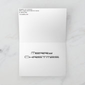 いたずら娘のクリスマス2020　絵画 シーズンカード (内部)