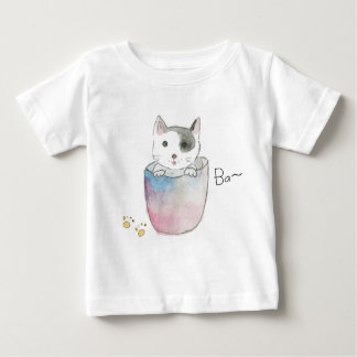 いたずら子猫のご挨拶 ベビーTシャツ