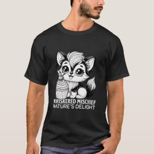 いたずら性の喜びを頬張った Tシャツ
