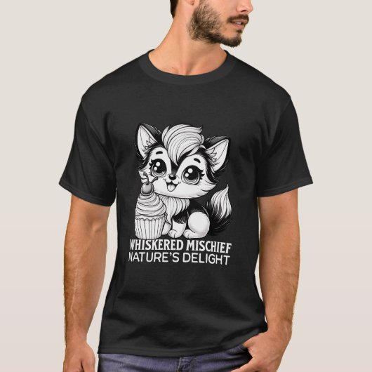 いたずら性の喜びを頬張った Tシャツ (正面)