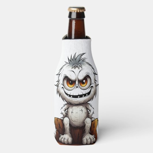 「いたずら怪獣ビールボトルクール」 ボトルクーラー (ボトル正面)