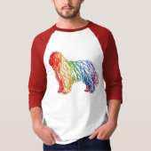 いたずら描きニューファンドランド Tシャツ (正面)