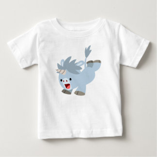 いたずら漫画ベビーユニコーンベビーTシャツ ベビーTシャツ