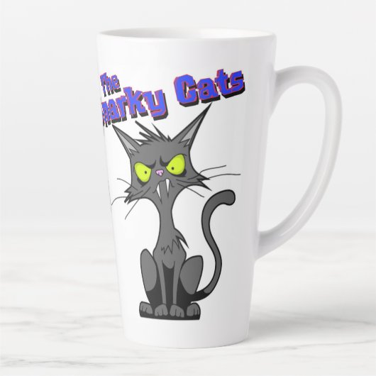 いたずら猫のカップ カフェラテマグ (右)