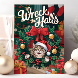 いたずら猫のクリスマスカード シーズンカード