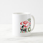 いたずら猫のクリスマス コーヒーマグカップ (正面右)