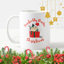 いたずら猫のクリスマス コーヒーマグカップ
