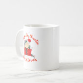いたずら猫のクリスマス コーヒーマグカップ (正面左)
