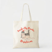 いたずら猫のクリスマス トートバッグ (正面)