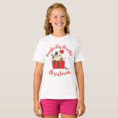 いたずら猫のクリスマス  Tシャツ (正面フル)