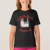 いたずら猫のクリスマス  Tシャツ (正面)