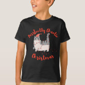 いたずら猫のクリスマス Tシャツ (正面)