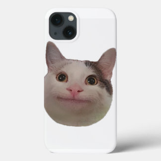 いたずら猫のベロ出しスマホケース - かわいい&遊び心 iPhone 13ケース