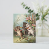 いたずら猫のポストカード ポストカード (スタンド正面)