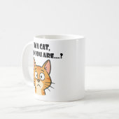 いたずら猫のマグカップ コーヒーマグカップ (正面左)