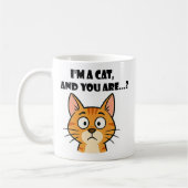 いたずら猫のマグカップ コーヒーマグカップ (左)