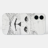 いたずら猫のiPhone / iPadケース Case-Mate iPhoneケース (裏面 (横))