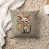 いたずら猫 クッション (ブランケット)