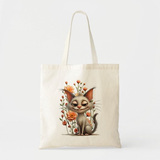 いたずら猫 トートバッグ (正面)