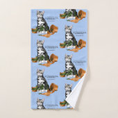 いたずら猫 バスタオルセット (ハンドタオル)