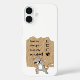 いたずら猫 iPhone 16ケース