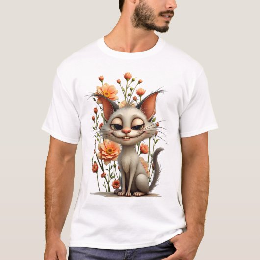 いたずら猫 Tシャツ (正面)