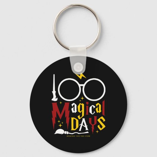 いたずら管理先生の日100魔法 キーホルダー (正面)