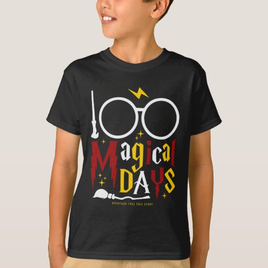 いたずら管理先生の日100魔法 Tシャツ (正面)