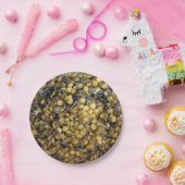 いたずら紙プレートがレンズ豆で覆われているようだ ペーパープレート (パーティー)