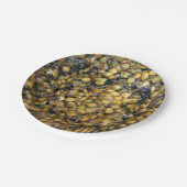 いたずら紙プレートがレンズ豆で覆われているようだ ペーパープレート (アングル)