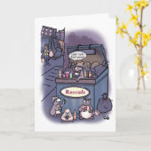 いたずら者たちへ カード (黄色い花)