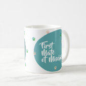 いたずら者の最初の猫好き贈り物 コーヒーマグカップ (正面右)