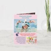 いたずら誕生日招待状、ユニコーン愛、カスタムパーティー 招待状 (正面)