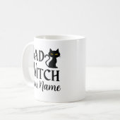 いたずら黒猫のハロウィンギフト コーヒーマグカップ (正面左)