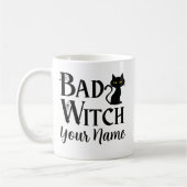 いたずら黒猫のハロウィンギフト コーヒーマグカップ (左)
