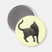 いたずら黒猫マグネット マグネット (正面/裏面)