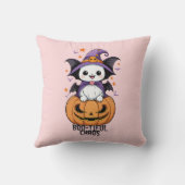 いたずら | こうもり、帽子、カボチャ クッション (裏面)