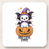 いたずら | こうもり、帽子、カボチャ コースター (正面)