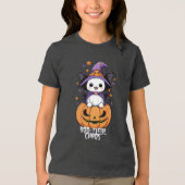 いたずら | こうもり、帽子、カボチャ トライブレンドＴシャツ (正面)