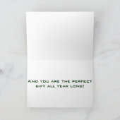 いたずら?それともいい子?クリスマスに愛してる シーズンカード (内部)