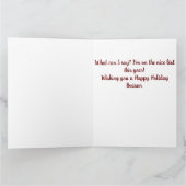 いたずら？それとも良い子？ カード (内部)