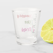 いたずら、優しい、酔っぱらい Holiday ショットグラス (裏面)