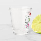 いたずら、優しい、酔っぱらい Holiday ショットグラス (左)