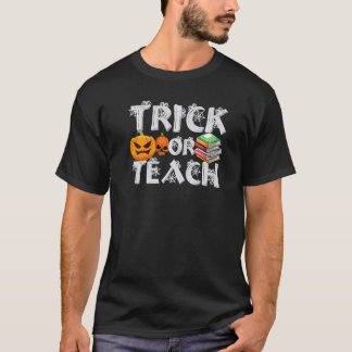 いたずらor教え Funny Teacher ハロウィン パンプキン コス Tシャツ