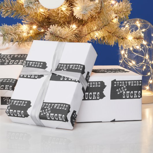 いたるところでペンシルバ吸ニア州 ラッピングペーパー (クリスマス)