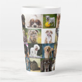 いたるところで子犬 カフェラテマグ (正面)