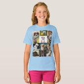 いたるところで子犬 Tシャツ (正面フル)