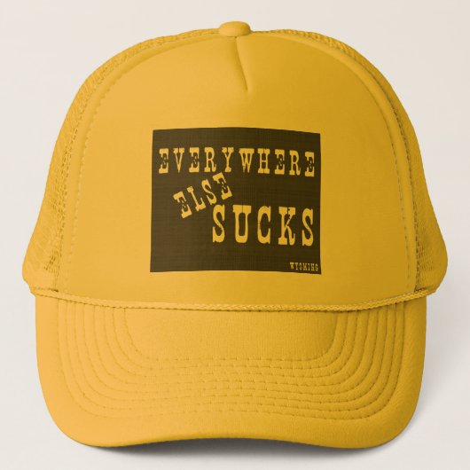 いたるところで最低ワイオミング州 キャップ (正面)