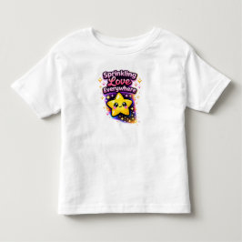 いたるところに愛を撒く3 - かわいい幼児の女の子 トドラーTシャツ
