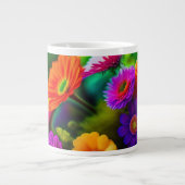 いたるところに花 ジャンボコーヒーマグカップ (正面)